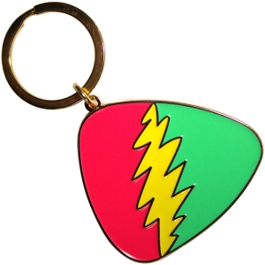 Grateful Dead - Red/Green Plectrum Keychain in der Gruppe MERCHANDISE / Merch / Pop-Rock bei Bengans Skivbutik AB (5589226)