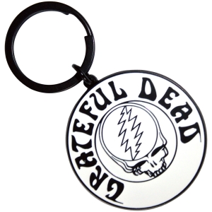 Grateful Dead - Steal Your Face Mono Black Keychain in der Gruppe MERCHANDISE / Merch / Pop-Rock bei Bengans Skivbutik AB (5589235)
