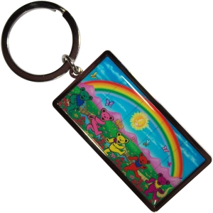 Grateful Dead - Rainbow Keychain in der Gruppe MERCHANDISE / Merch / Pop-Rock bei Bengans Skivbutik AB (5589238)