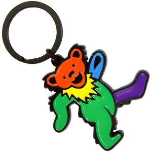 Grateful Dead - Green Body Dancing Bear Keychain in der Gruppe MERCHANDISE / Merch / Pop-Rock bei Bengans Skivbutik AB (5589246)