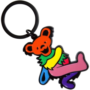 Grateful Dead - Pink Body Dancing Bear Keychain in der Gruppe MERCHANDISE / Merch / Pop-Rock bei Bengans Skivbutik AB (5589248)