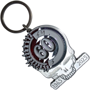 Grateful Dead - 60Th Anniversary Skull Keychain in der Gruppe MERCHANDISE / Merch / Pop-Rock bei Bengans Skivbutik AB (5589251)