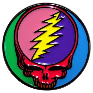 Grateful Dead - Multicoloured Steal Your Face Pin Badge in der Gruppe MERCHANDISE / Merch / Pop-Rock bei Bengans Skivbutik AB (5589253)