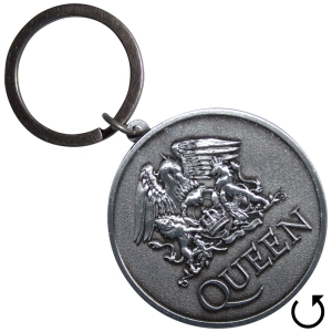 Queen - Silver Crest Double-Sided Keychain in der Gruppe MERCHANDISE / Merch / Pop-Rock bei Bengans Skivbutik AB (5589272)