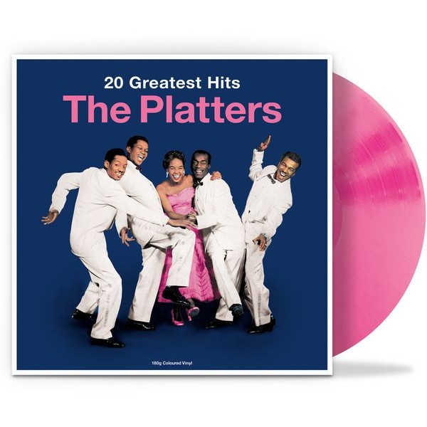The Platters - 20 Greatest Hits (Pink Vinyl) in der Gruppe VINYL / Pop-Rock bei Bengans Skivbutik AB (5589720)