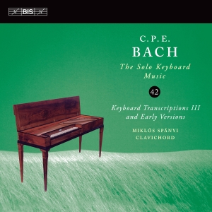 Bach Cpe - Solo Keyboard Music, Vol. 42 in der Gruppe CD / Kommande / Klassiskt bei Bengans Skivbutik AB (5589824)