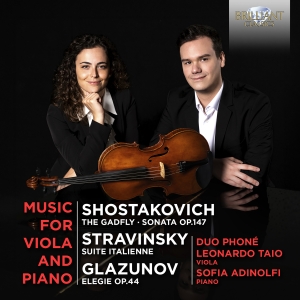 Duo Phone - Russian Music For Viola & Piano in der Gruppe CD / Kommande / Klassiskt bei Bengans Skivbutik AB (5589850)