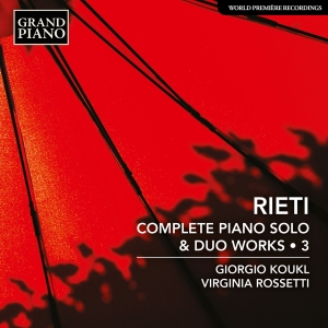 Vittorio Rieti - Complete Piano Solo & Duo Works, Vo in der Gruppe CD / Kommande / Klassiskt bei Bengans Skivbutik AB (5589857)