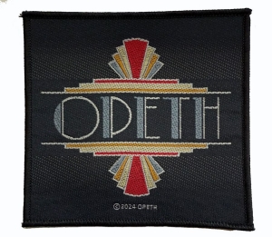 Opeth - Patch Art Deco Logo (9,6 X 10 Cm) in der Gruppe MERCHANDISE / Merch / Kommande / Hårdrock bei Bengans Skivbutik AB (5590308)