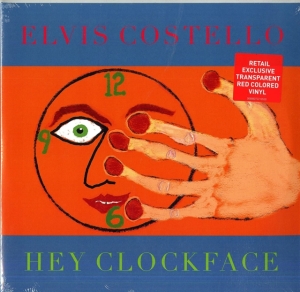 Elvis Costello - Hey Clockface (Transparent Red Vinyl) in der Gruppe -Start Vinyl-N bei Bengans Skivbutik AB (5590414)
