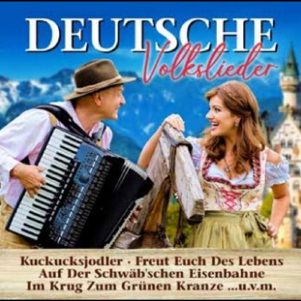 Various Artists - Deutsche Volkslieder in der Gruppe CD / Bestseller bei Bengans Skivbutik AB (5590448)