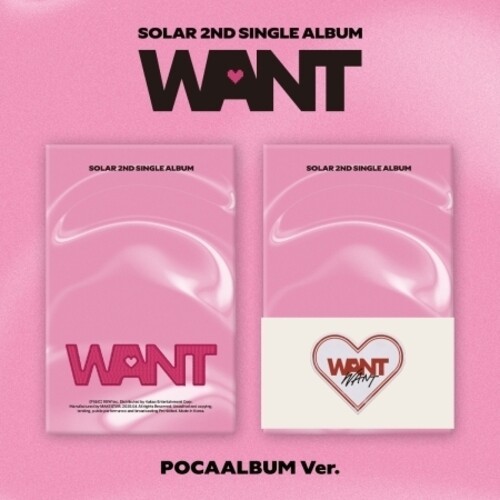Solar - Want (Pockaalbum Ver.) in der Gruppe Övrigt / bei Bengans Skivbutik AB (5590615)