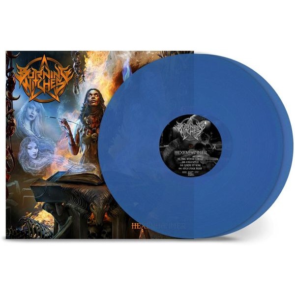 Burning Witches - Hexenhammer (Transparent Blue Vinyl LP) in der Gruppe VINYL / Hårdrock bei Bengans Skivbutik AB (5590670)