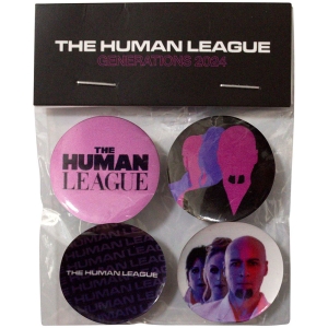 Human League - Generations Tour 24 Pin Badge Set in der Gruppe MERCHANDISE / Merch / Pop-Rock bei Bengans Skivbutik AB (5592254)