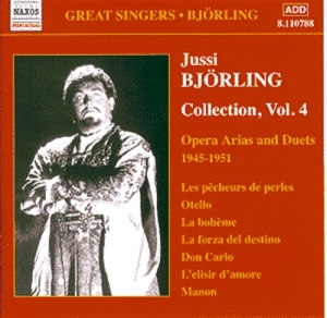 Björling Jussi - Björling Collection Vol. 4 in der Gruppe cdonuppdat / CDON Jazz klassiskt NX bei Bengans Skivbutik AB (559229)