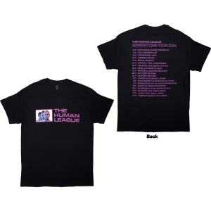 Human League - Generations Tour 24 Photo Uni Bl T-Shirt in der Gruppe MERCHANDISE / T-shirt / Pop-Rock bei Bengans Skivbutik AB (5592322r)