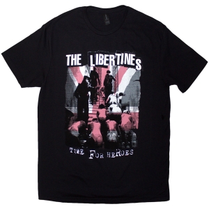 The Libertines - Time For Heroes Flag Uni Bl T-Shirt in der Gruppe MERCHANDISE / T-shirt / Pop-Rock bei Bengans Skivbutik AB (5592328r)