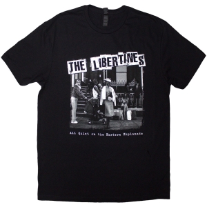 The Libertines - Aqotee Album B&W Uni Bl T-Shirt in der Gruppe MERCHANDISE / T-shirt / Pop-Rock bei Bengans Skivbutik AB (5592330r)