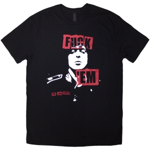 The Libertines - Fuck Em Slogan Uni Bl T-Shirt in der Gruppe MERCHANDISE / T-shirt / Pop-Rock bei Bengans Skivbutik AB (5592332r)