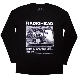 Radiohead - Ice Caps Uni Bl Longsleeve  (S) in der Gruppe -Start Tshirt bei Bengans Skivbutik AB (5593045)