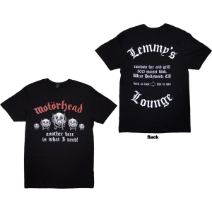 Motorhead - Lemmy's Lounge Uni Bl T-Shirt in der Gruppe MERCHANDISE / T-shirt / Hårdrock bei Bengans Skivbutik AB (5593185r)