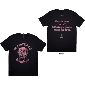 Motorhead - Bomber Lyric Uni Bl T-Shirt in der Gruppe MERCHANDISE / T-shirt / Hårdrock bei Bengans Skivbutik AB (5593187r)