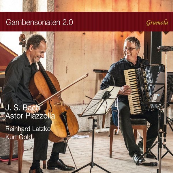 Reinhard Latzko & Kurt Gold - Bach & Piazzolla For Cello & Accord in der Gruppe CD / Klassiskt bei Bengans Skivbutik AB (5593247)