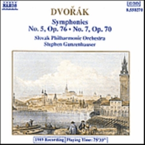 Dvorak Antonin - Symphonies 5 & 7 in der Gruppe CD / Klassiskt bei Bengans Skivbutik AB (5593558)