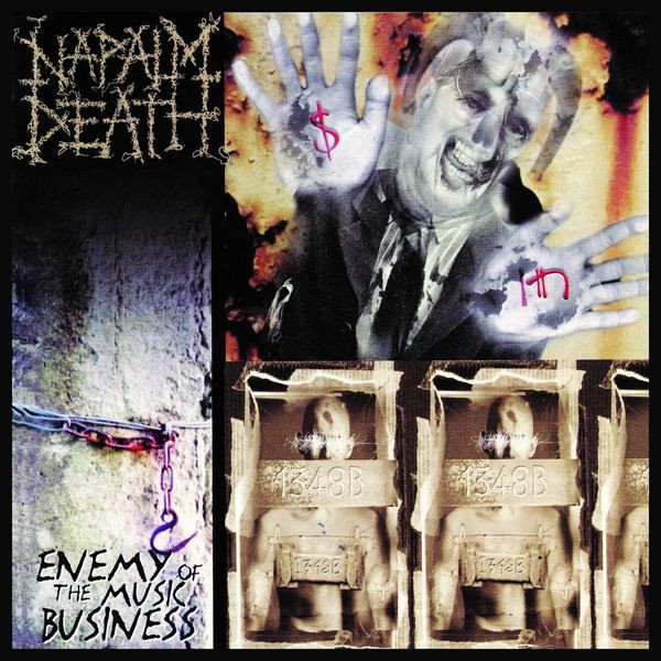 Napalm Death - Enemy Of The Music Business (Yellow Vinyl LP) in der Gruppe VINYL / Hårdrock bei Bengans Skivbutik AB (5593895)