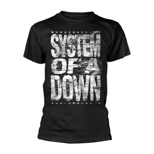 System Of A Down - T/S Distressed Logo (L) in der Gruppe MERCHANDISE / T-shirt / Heavy Metal bei Bengans Skivbutik AB (5594121)