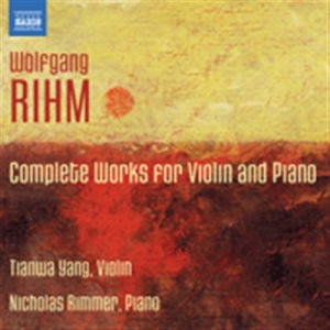 Rihm - Works For Violin And Piano in der Gruppe CD bei Bengans Skivbutik AB (559598)