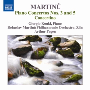 Martinu - Piano Concertos 3 & 5 in der Gruppe Externt_Lager / Naxoslager bei Bengans Skivbutik AB (559741)