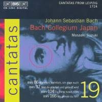 Bach Johann Sebastian - Cantatas Vol 19 in der Gruppe Externt_Lager / Naxoslager bei Bengans Skivbutik AB (560018)