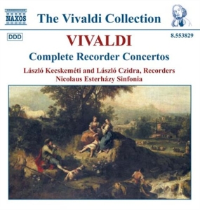Vivaldi Antonio - Complete Recorder Concertos in der Gruppe Externt_Lager / Naxoslager bei Bengans Skivbutik AB (560084)
