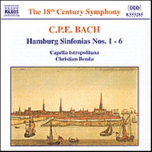 Bach Carl Philipp Emanuel - Hamburg Sinfonies 1-6 in der Gruppe CD bei Bengans Skivbutik AB (560382)
