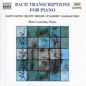 Bach Johann Sebastian - Transcriptions For Piano in der Gruppe Externt_Lager / Naxoslager bei Bengans Skivbutik AB (560387)