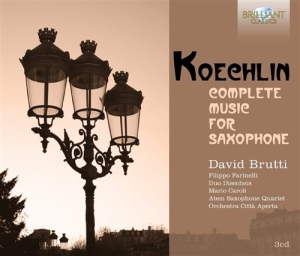 Koechlin - Complete Music For Saxophone in der Gruppe Externt_Lager / Naxoslager bei Bengans Skivbutik AB (561417)