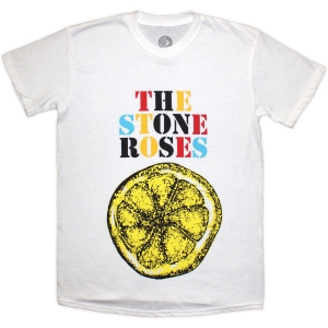 Stone Roses - Lemon Multicolour Uni Wht T-Shirt  (L) in der Gruppe MERCHANDISE / T-shirt / Pop-Rock bei Bengans Skivbutik AB (5626761)