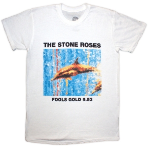 Stone Roses - Fools Gold Uni Wht T-Shirt in der Gruppe MERCHANDISE / T-shirt / Kommande / Pop-Rock bei Bengans Skivbutik AB (5626790r)