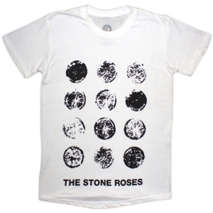 Stone Roses - Lemons Grid Uni Wht T-Shirt in der Gruppe MERCHANDISE / T-shirt / Kommande / Pop-Rock bei Bengans Skivbutik AB (5626791r)