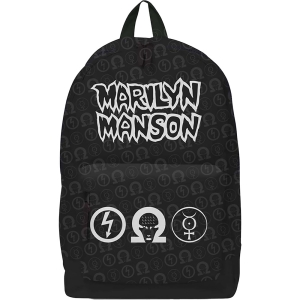 Marilyn Manson - Logo Backpack in der Gruppe MERCHANDISE / Merch / Hårdrock bei Bengans Skivbutik AB (5627008)