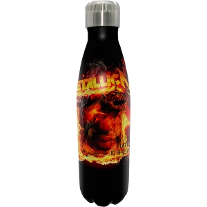 Metallica - Jump In The Fire Drinks Bottle in der Gruppe MERCHANDISE / Merch / Nyheter / Hårdrock bei Bengans Skivbutik AB (5627115)