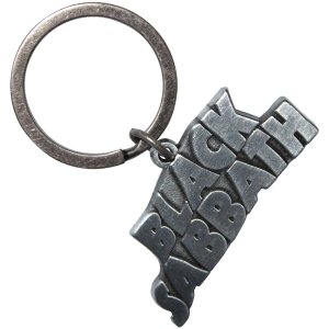Black Sabbath - Silver Wavy Logo Keychain in der Gruppe MERCHANDISE / Merch / Hårdrock bei Bengans Skivbutik AB (5628572)