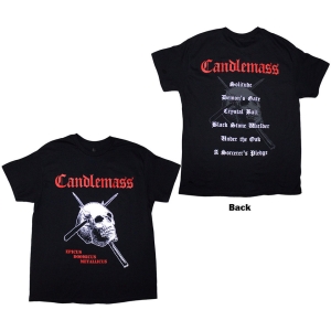 Candlemass - Epicus Doomicus Metallicus Uni Bl T-Shirt in der Gruppe MERCHANDISE / T-shirt / Heavy Metal bei Bengans Skivbutik AB (5628725r)