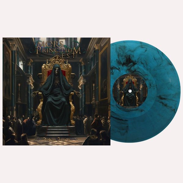 Mors Principium Est - Darkness Invisible (Turquoise Vinyl LP) in der Gruppe VINYL / Hårdrock bei Bengans Skivbutik AB (5628851)