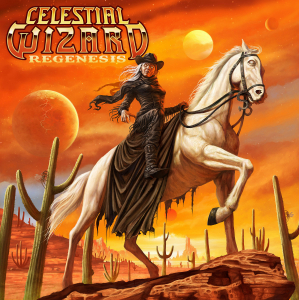 Celestial Wizard - Regenesis (Orange Marbled Vinyl LP) in der Gruppe UNSERE TIPPS / Beliebteste Neuheiten - Vinyl bei Bengans Skivbutik AB (5629129)