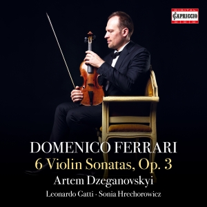 Domenico Ferrari - 6 Sonatas, Op. 3 in der Gruppe CD / Kommande / Klassiskt bei Bengans Skivbutik AB (5629221)