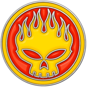 Offspring - Skull Logo Pin Badge in der Gruppe MERCHANDISE / Merch /  bei Bengans Skivbutik AB (5629484)
