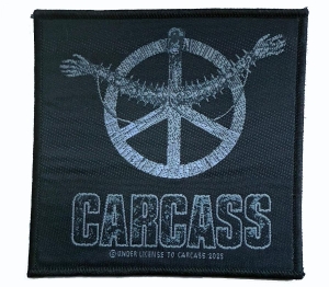 Carcass - Patch Heartwork (9,5 X 9,7 Cm) in der Gruppe MERCHANDISE / Stoffaufnäher /  bei Bengans Skivbutik AB (5629490)
