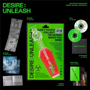 Enhypen - Desire : Unleash (Keyring Ver.) in der Gruppe CD / Kommande / K-Pop,Pop-Rock bei Bengans Skivbutik AB (5629899)